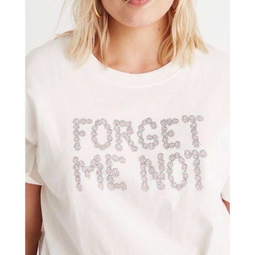 Madewell 'Forget Me Not' T-Shirt - M, L